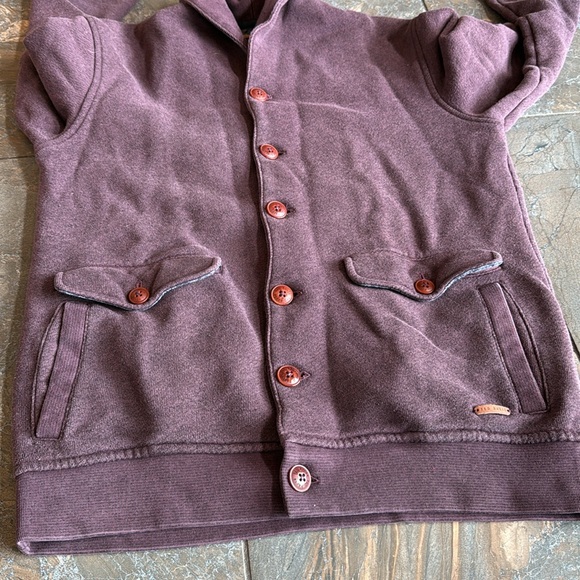 Ted Baker men’s burgundy
Farfell Shawl Collar Cardigan
Size 3 - Picture 7 of 12